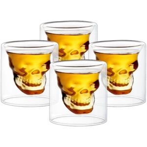Panáky Skull Hot&Cool, 20 ml, 4 ks