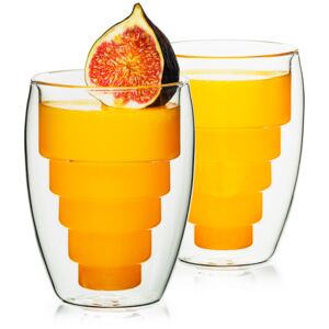 Termo sklenice Pyramide Hot&Cool, 250 ml, 2 ks