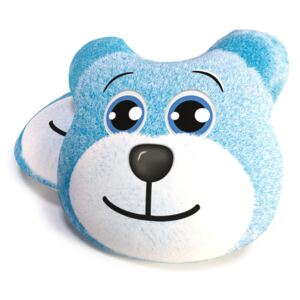 TipTrade Tvarovaný polštářek Medvěd modrá, 40 cm