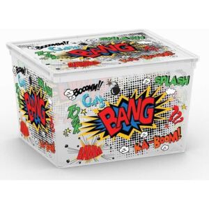 KIS Dekorační úložný box C Box Comics Cube, 27 l