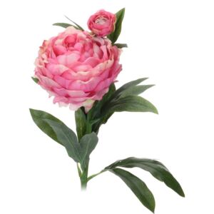 Koopman Umělá květina Pivoňka tmavě růžová, 61 cm