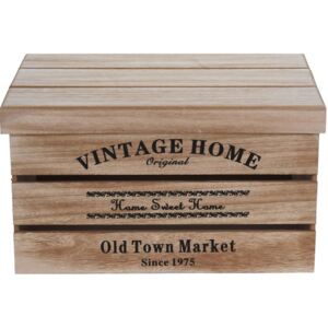 Koopman Sada dekoračních úložných boxů Old Town Market, 3 ks