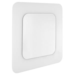 Zrcadlo Naturel Pavia Way 75 cm bílá ZAP7575W
