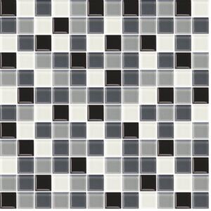 Skleněná mozaika Premium Mosaic šedá 30x30 cm lesk MOS25MIX2