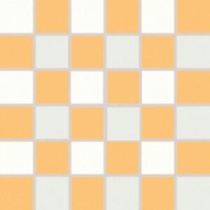 Mozaika Rako Tendence bílooranžová 30x30 cm pololesk WDM06156.1
