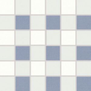 Mozaika Rako Tendence bílomodrá 30x30 cm pololesk WDM06154.1