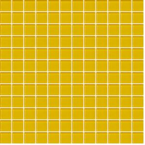 Skleněná mozaika žlutá 30x30 cm lesk MOS25YE