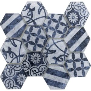 Skleněná mozaika azul 26x30 cm mat PATCHWORK73AZ