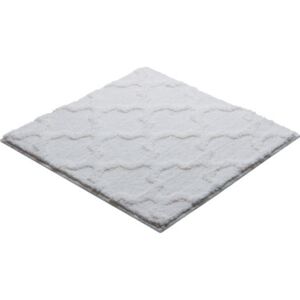 Koupelnová předložka polyester Grund 55x55 cm, bílá SIKODGNAN550