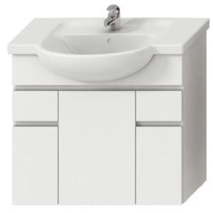 Koupelnová skříňka pod umyvadlo Jika Lyra plus 77x31,5x70 cm bílá H4531520383001