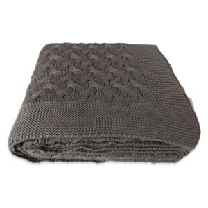 Hnědá bavlněná deka Homemania Decor Soft, 130 x 170 cm