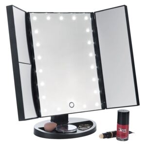 MIOMARE® Kosmetické LED zrcadlo (černá)