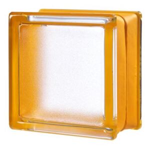 Luxfera Glassblocks MiniGlass meruňková 15x15x8 cm sklo MGSAPR