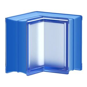 Luxfera Glassblocks MiniGlass modrá 15x15x8 cm sklo MGSCORBLU