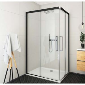 Sprchové dveře 90x205 cm pravá Roth Exclusive Line černá matná 560-900000P-05-02