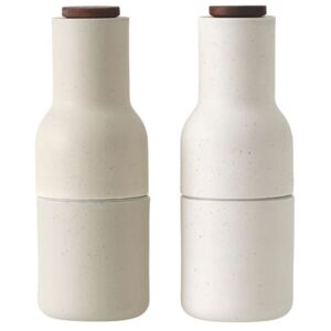 Set dvou béžových keramických mlýnků na sůl a pepř MENU GRINDER 20,5 cm