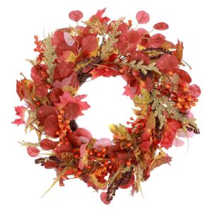 Věnec podzimní dekorační, 50 cm