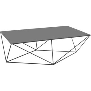Nordic Design Kovový konferenční stolek Deryl 140x80 cm