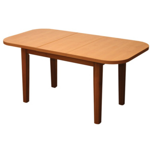 Jídelní stůl oválný 124x85 cm dřevěný rozkládací s možností výběru barvy ŠTEFAN S021