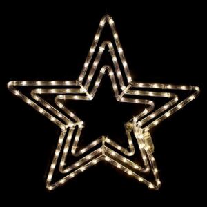 ACA DECOR Vánoční venkovní LED dekorace Hvězda - 4 WW