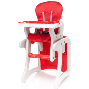 Jídelní židlička plastová 4Baby Fashion Red
