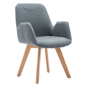 Dřevěná židle SAFARI šedá Halmar