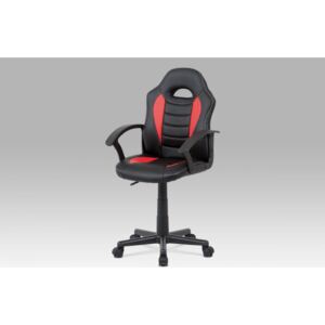 Kancelářská židle KA-V107 RED červená / černá Autronic