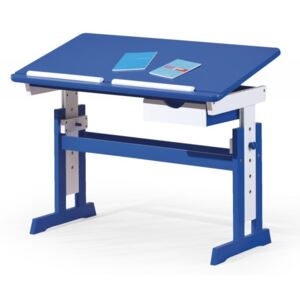 Dětský psací stůl PACO modrá / bílá Halmar