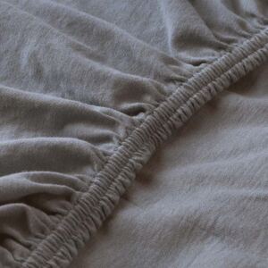 XPOSE® Jersey prostěradlo Exclusive s lycrou - tmavě šedá 90x200 cm