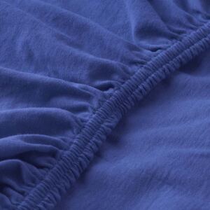 XPOSE® Jersey prostěradlo Exclusive s lycrou - tmavě modrá 200x220 cm
