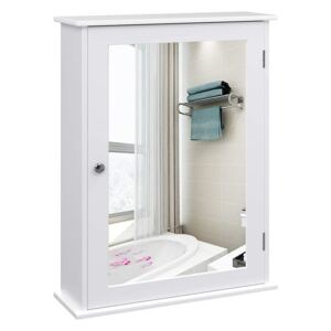 Rongomic Koupelnová skříňka se zrcadlem CLAIRE bílá