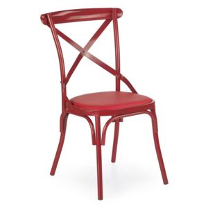 Jídelní židle K216 červená Halmar