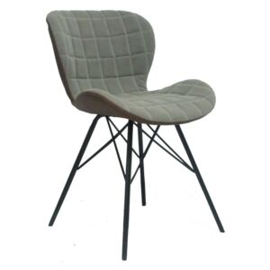 Designová stolička, béžová / hnědá, LORANA 0000206612 Tempo Kondela