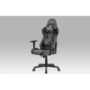 Kancelářská židle KA-V608 GREY šedá / černá Autronic