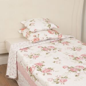 Přehoz na jednolůžkové postele Roses - 140 * 220 cm