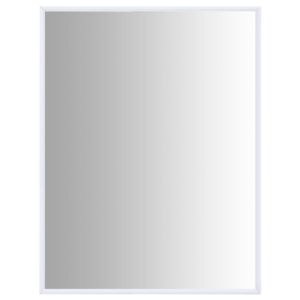 Zrcadlo bílé 80 x 60 cm
