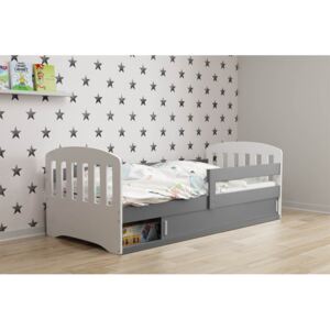 Dětská postel s úložným prostorem bez matrace 80x160 GAVRIL 1 - grafit