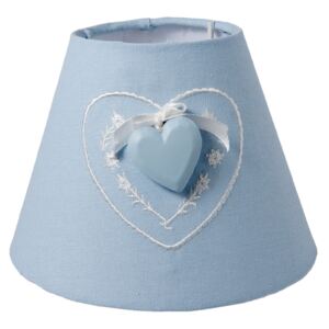 Stínidlo lampa Heart blue - Ø 17*13 cm