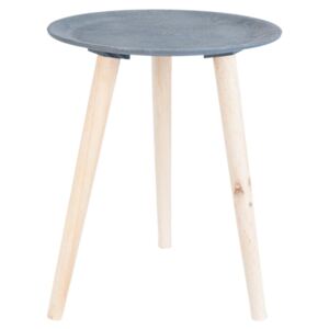 Dřevěný odkládací stolek - Ø 38*45 cm