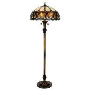 Stojací lampa Tiffany - Ø 56*164 cm 3x E27 / Max 60W