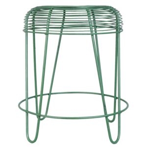 Zelená kovová stolička - Ø 40*46 cm