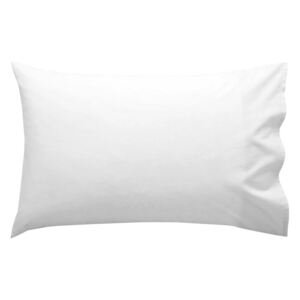 Bílý bavlněný povlak na polštář Happy Friday Basic, 50 x 30 cm