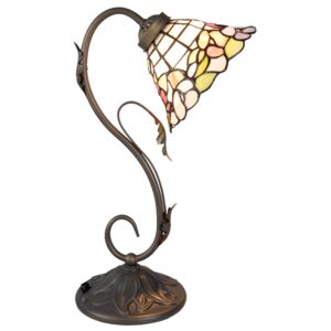 Stolní Tiffany lampa Blooming - Ø 20*48 cm Clayre & Eef