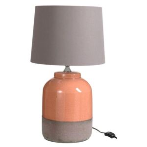 Oranžová stolní lampa se stínidlem - 25*25*40 cm J-Line