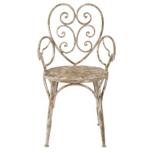 Kovová vintage židle - 55*50*93 cm Clayre & Eef