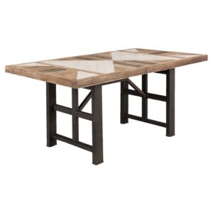 Dřevěný jídelní stůl Marq s patinou - 168*89*75 cm Clayre & Eef