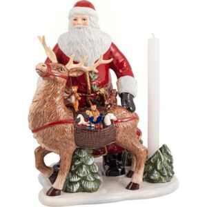 Villeroy & Boch Christmas Toys Memory svícen Santa se sobem, 30 cm