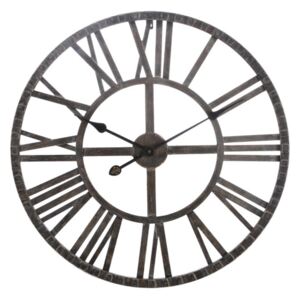 Kovové hodiny s římskými číslicemi - Ø 60 cm