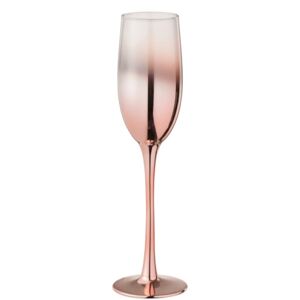 Sklenička na šampaňské Copper Glass - Ø 7*25 cm J-Line