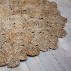Přírodní jutový koberec Bruzino Ø125 cm
